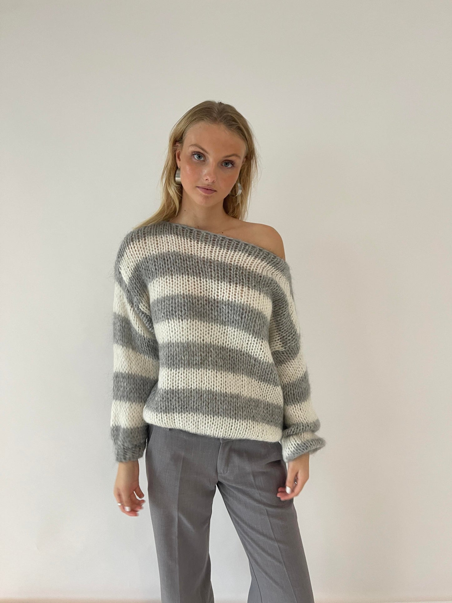 Soft Oversized Crew Neck Women Sweater