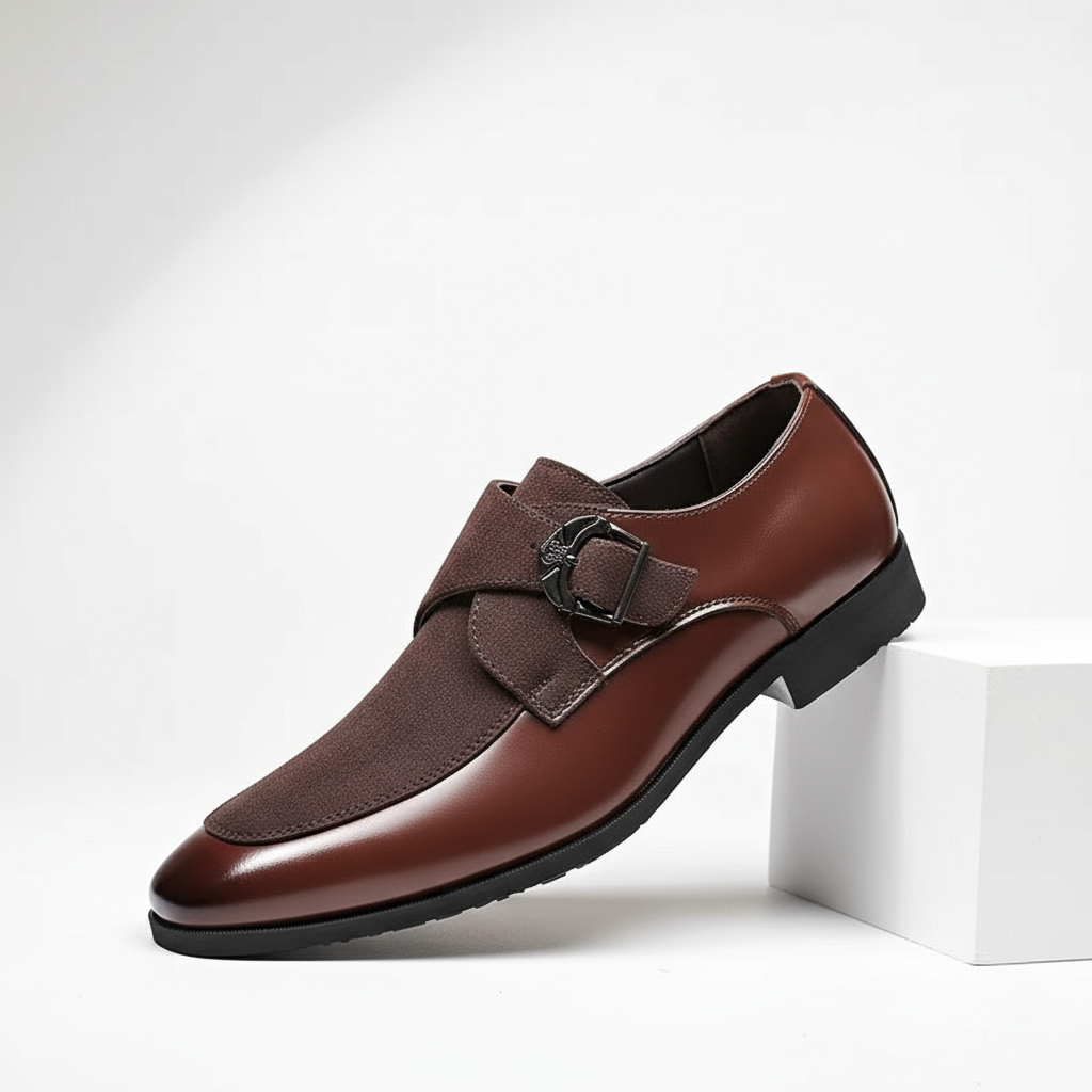 Classic Buckle Leather Shoes