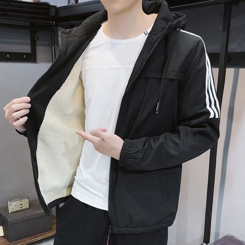 Waterproof Men's Zip Up Windbreaker Jacket