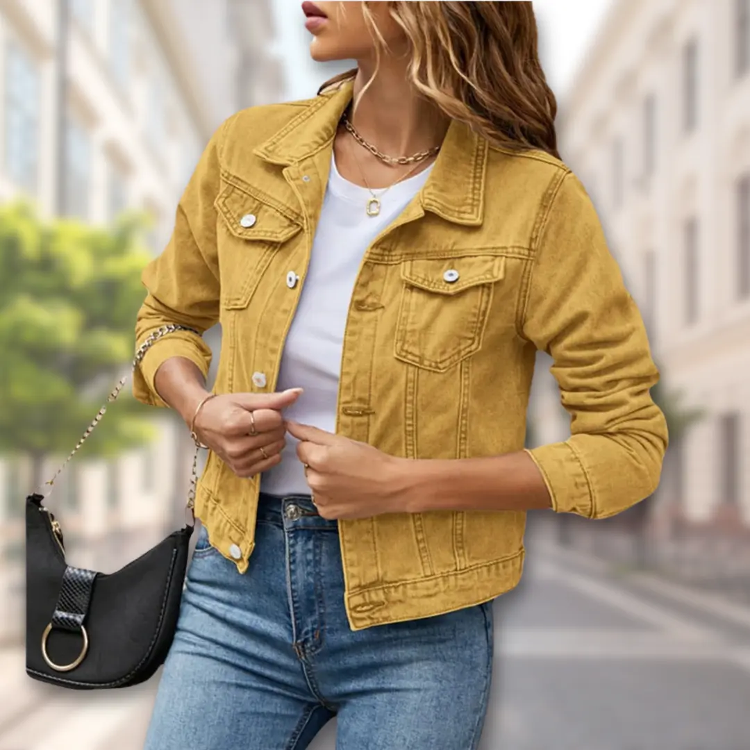 Classic Fit Women's Button Up Jacket