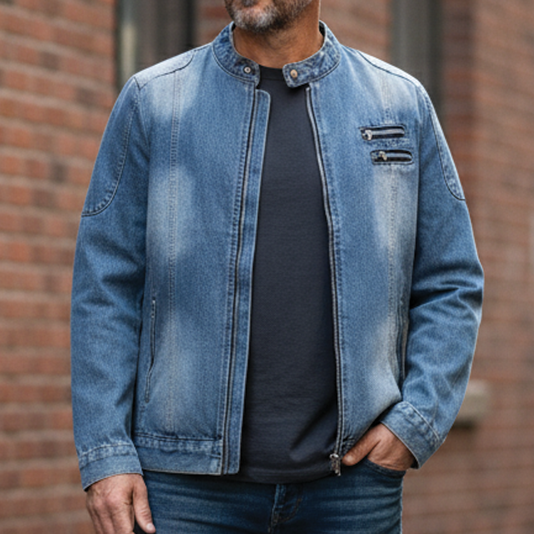 High Quality Dark Blue Jeans Jacket - EasyApparels