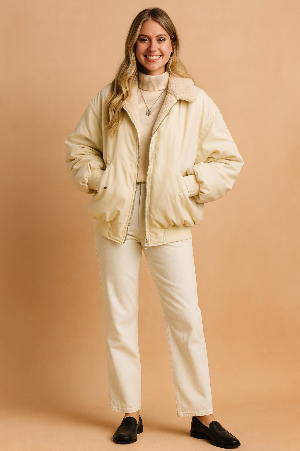 Warm Women's Reversible Puffer Jacket