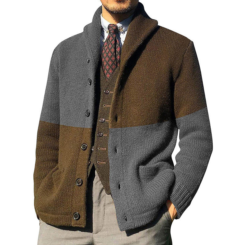 Casual Men's Button Cardigan Sweater