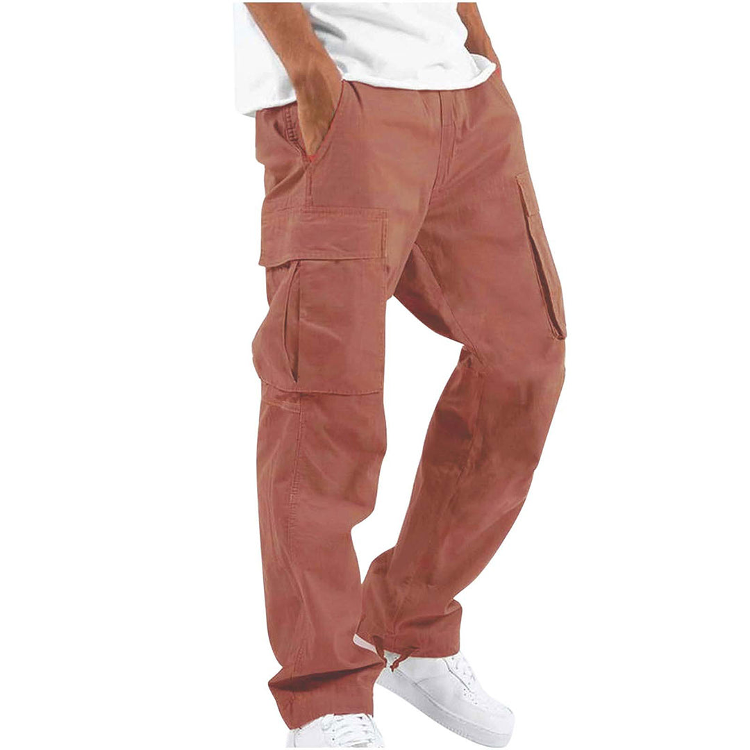 Relaxed Fit Cargo Pants with Multiple Pockets