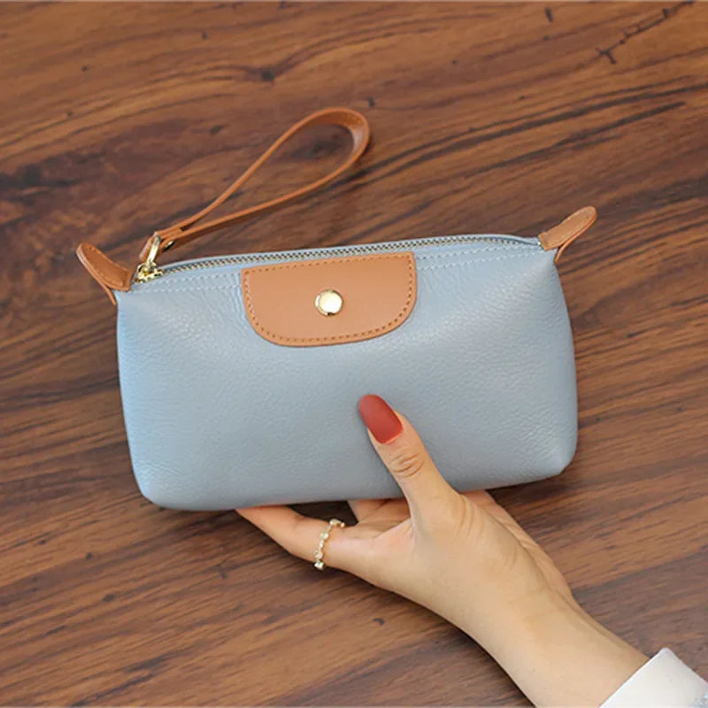 Eco Friendly Faux Leather Wristlet Purse Bag