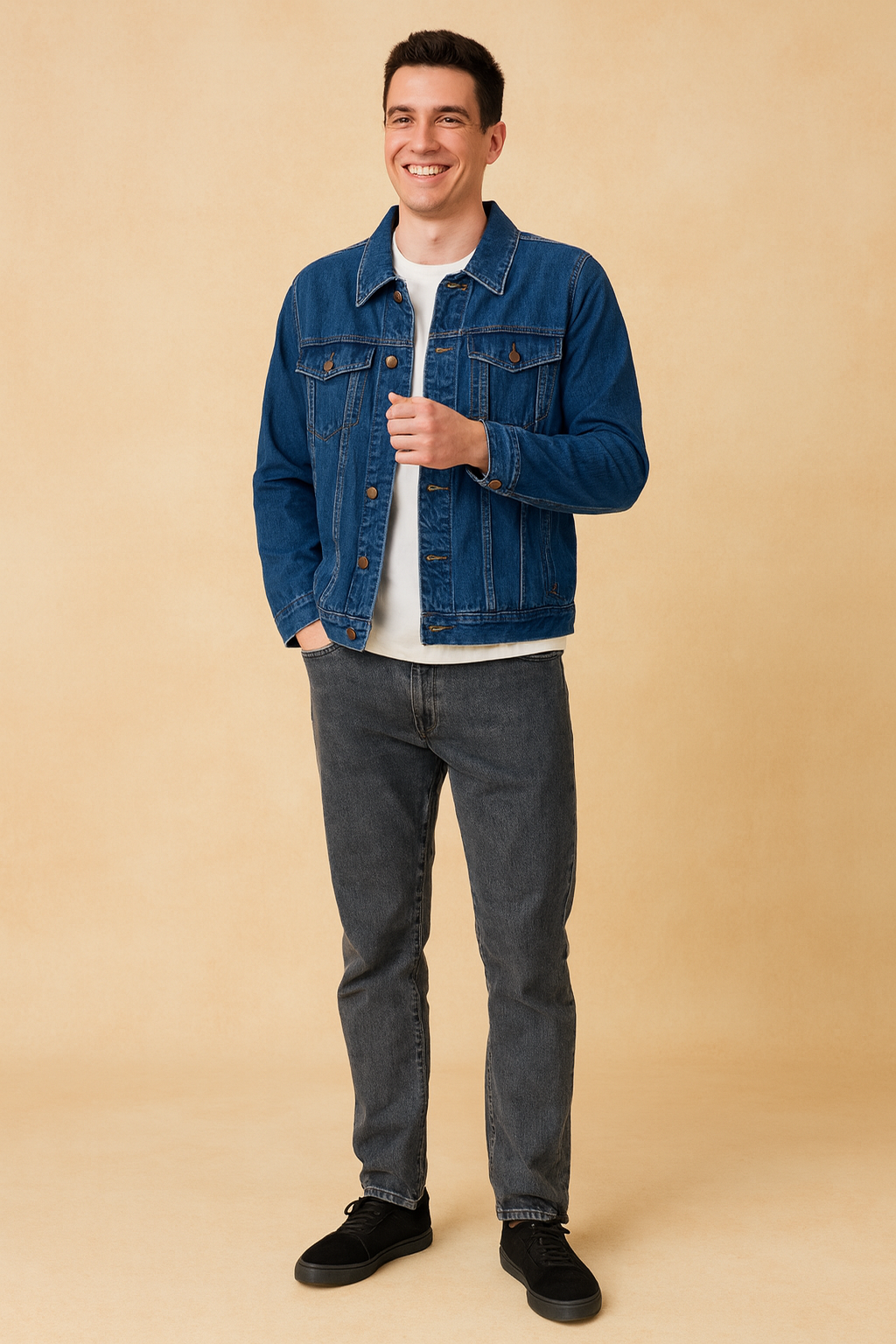 Timeless Leather Mens Coat - Luxicro