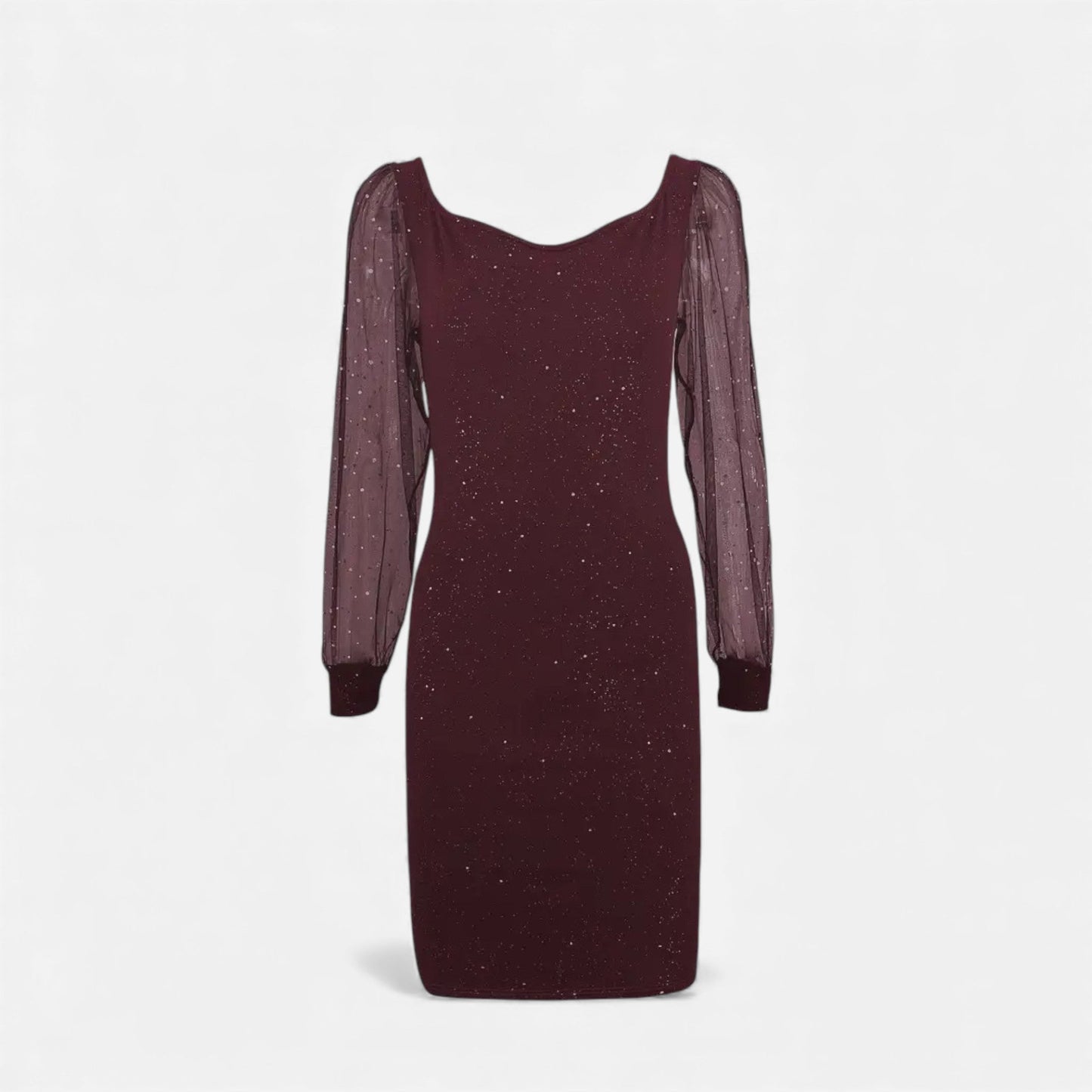 Sexy V-Neck Sequin Party Dress