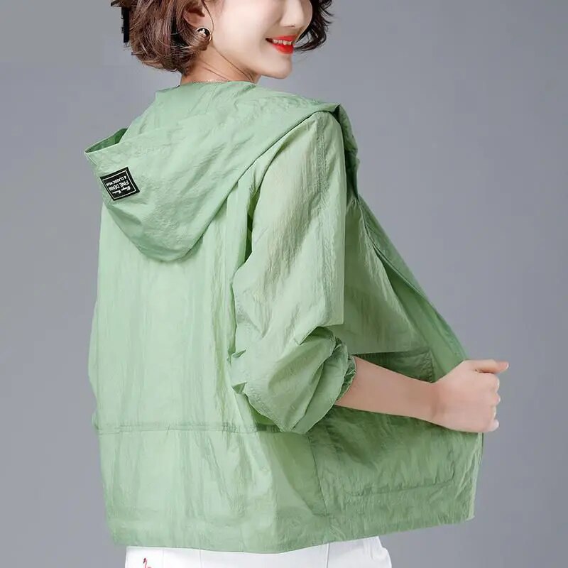 Waterproof Women's Hooded Raincoat
