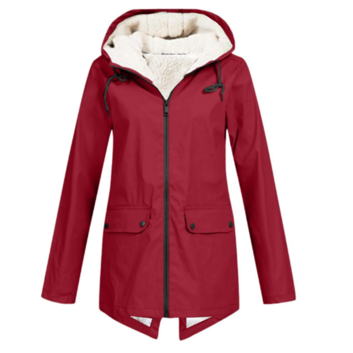 Ladies Warm Waterproof Parka Jacket