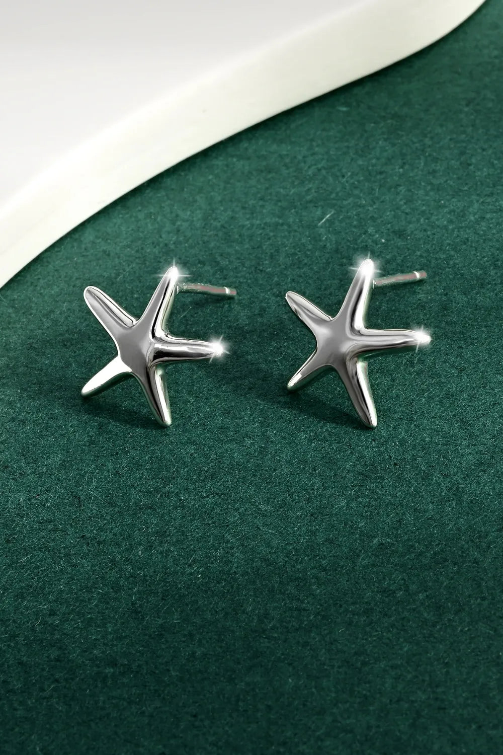 Shining Silver Star Dangle Earrings - EasyApparels