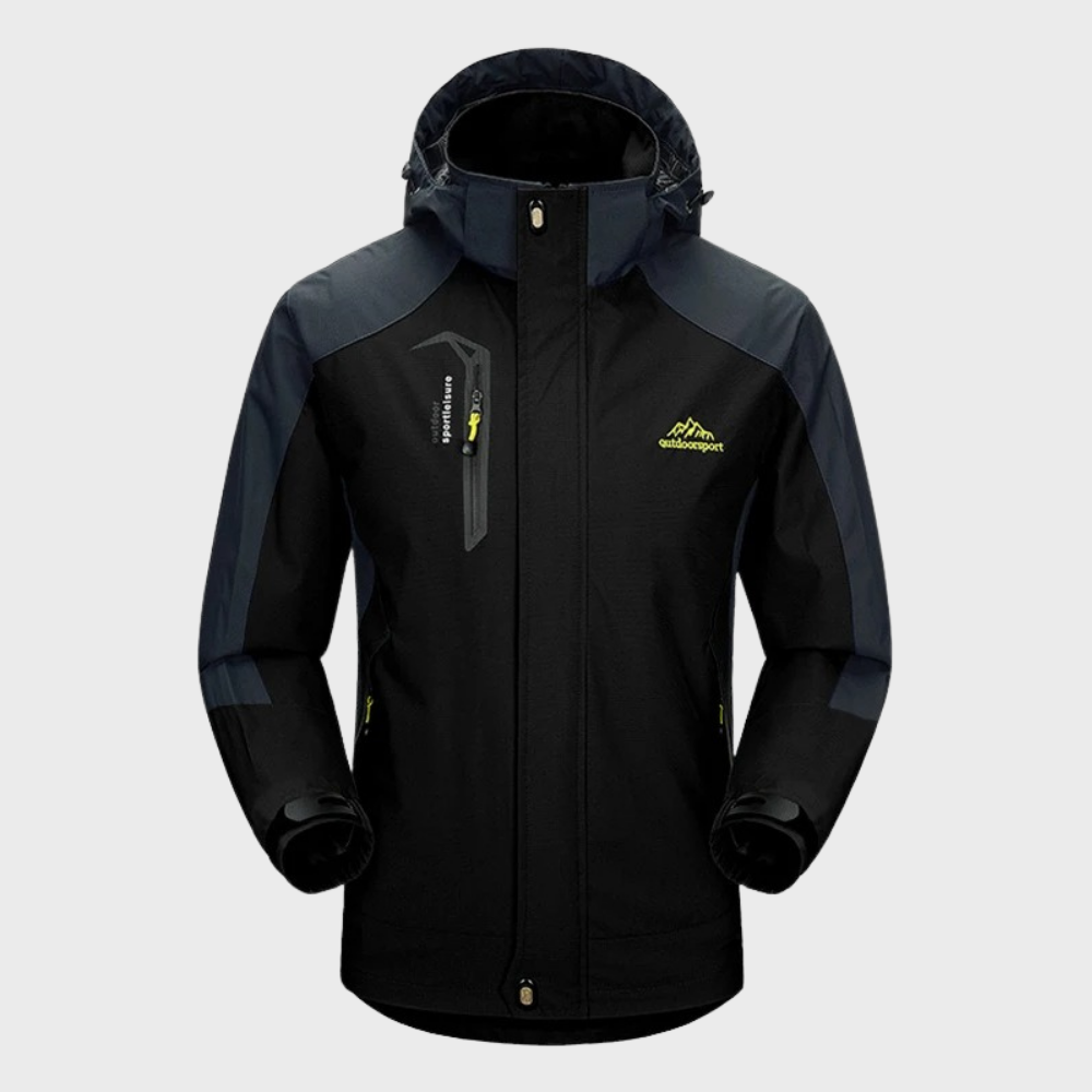Waterproof Men's Windbreaker Jacket - Breathable Lightweight Coat