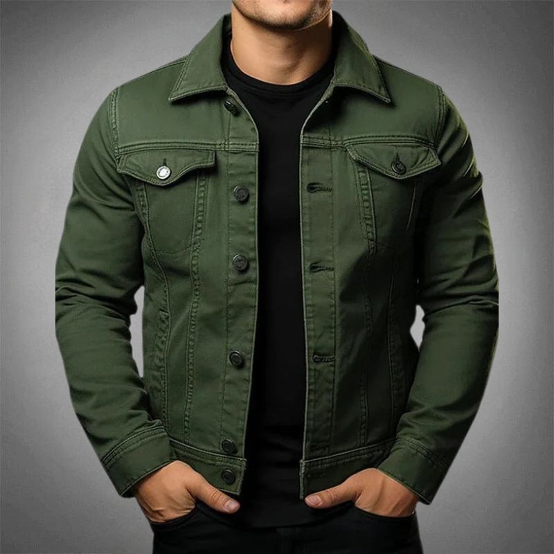 Comfortable Men's Casual Denim Jacket