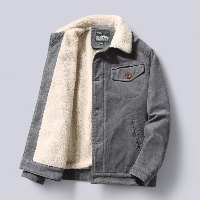 Warm Cozy Corduroy Jacket for Men