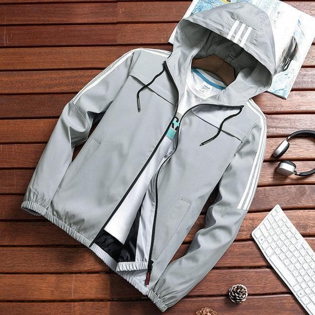 Waterproof Men's Athletic Windbreaker Jacket