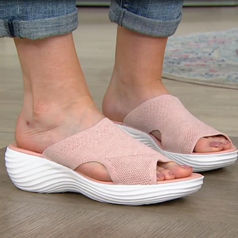Comfortable Elastic Slip On Shoes