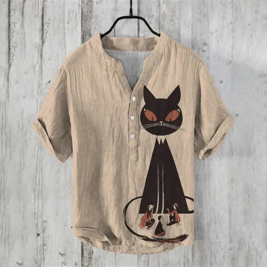 Casual Men's Short Sleeve Graphic T-Shirt - EasyApparels