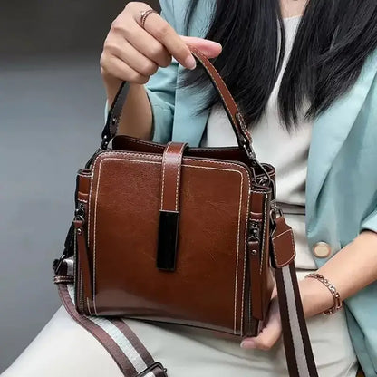 Small Genuine Leather Shoulder Bag