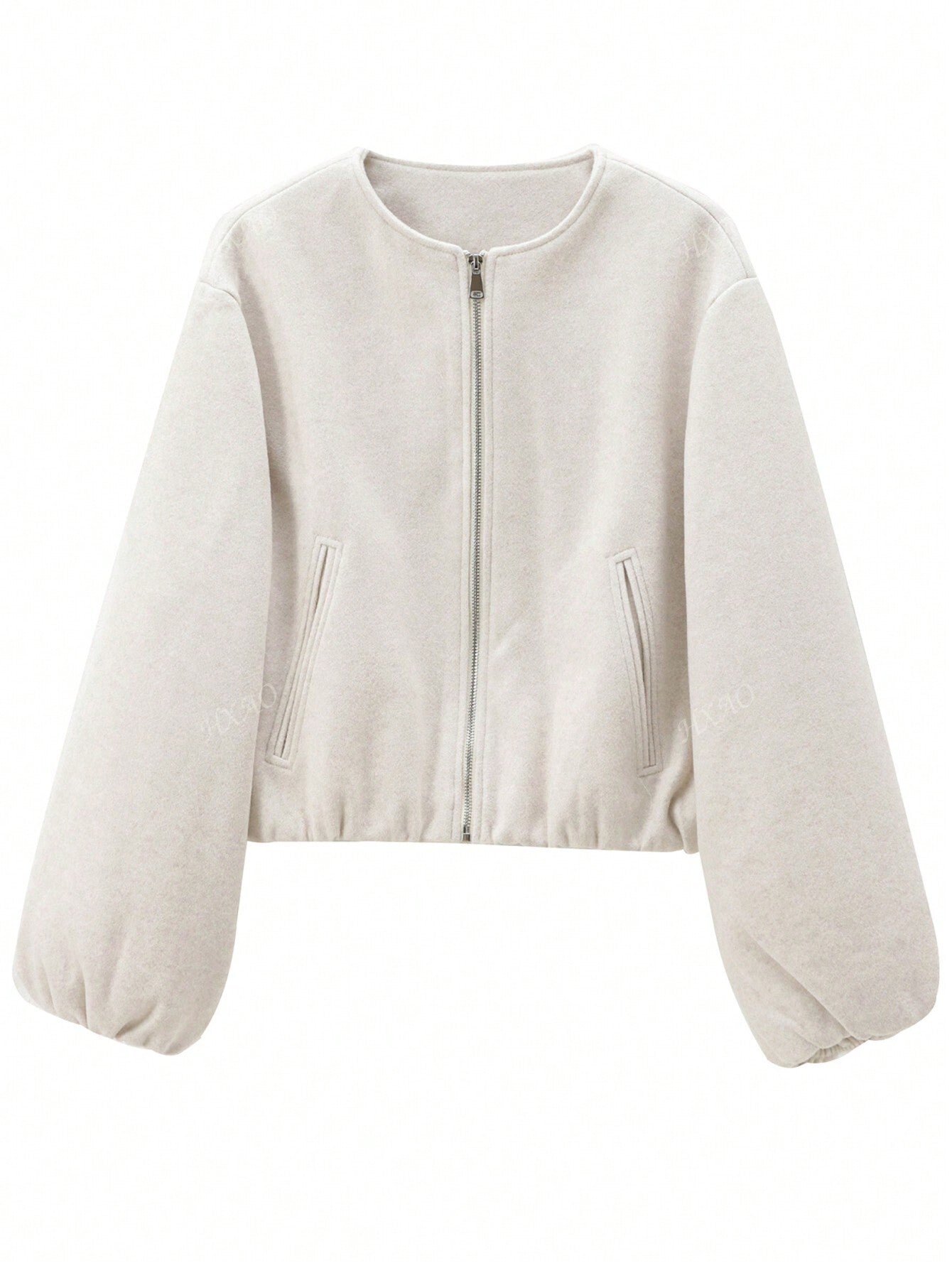 Relaxed Soft Velvet Bomber Jacket