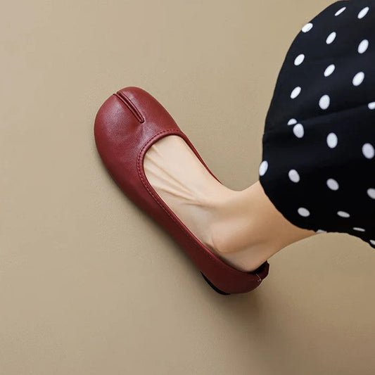 Comfortable Round Toe Ballet Flats - EasyApparels