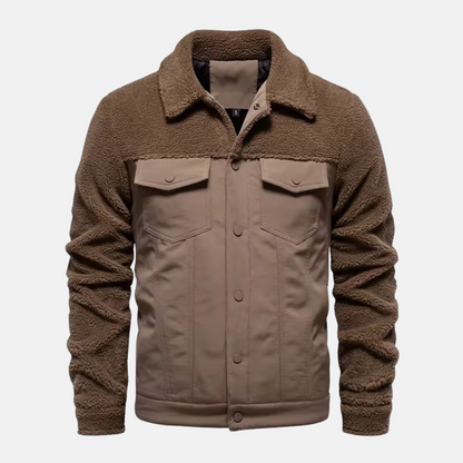 Casual Men's Snap Button Jacket - EasyApparels