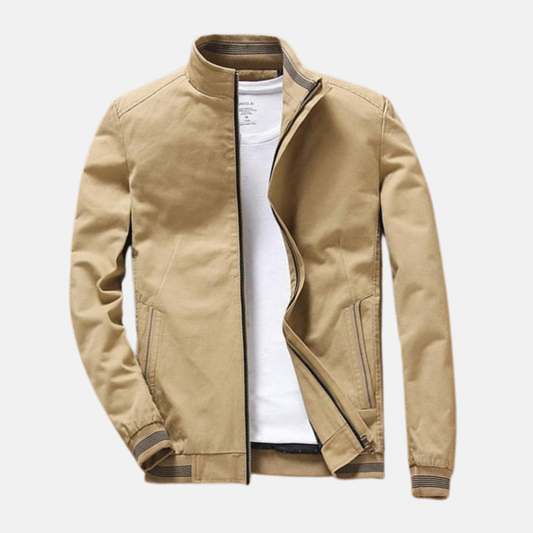 Casual Men's Zip Up Bomber Jacket - EasyApparels