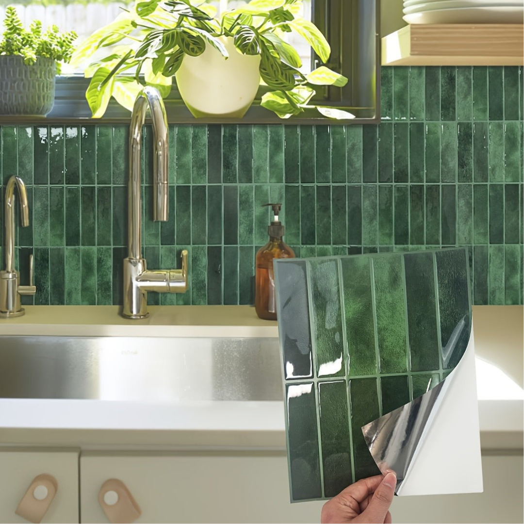 Shiny Tile Wallpaper Decal - EasyApparels