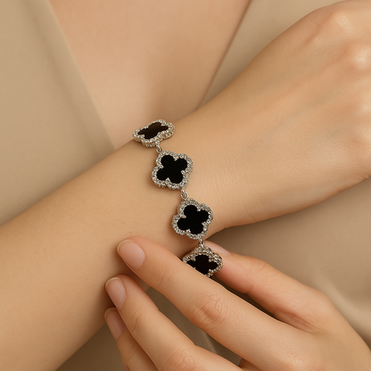 Shiny Clover Chain Bracelet - EasyApparels