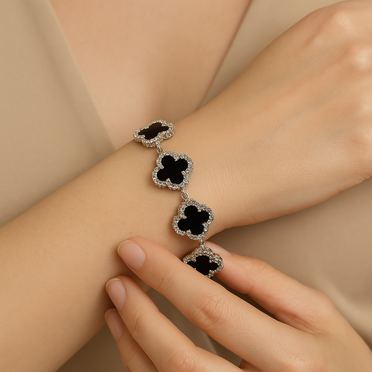 Shiny Clover Chain Bracelet - EasyApparels