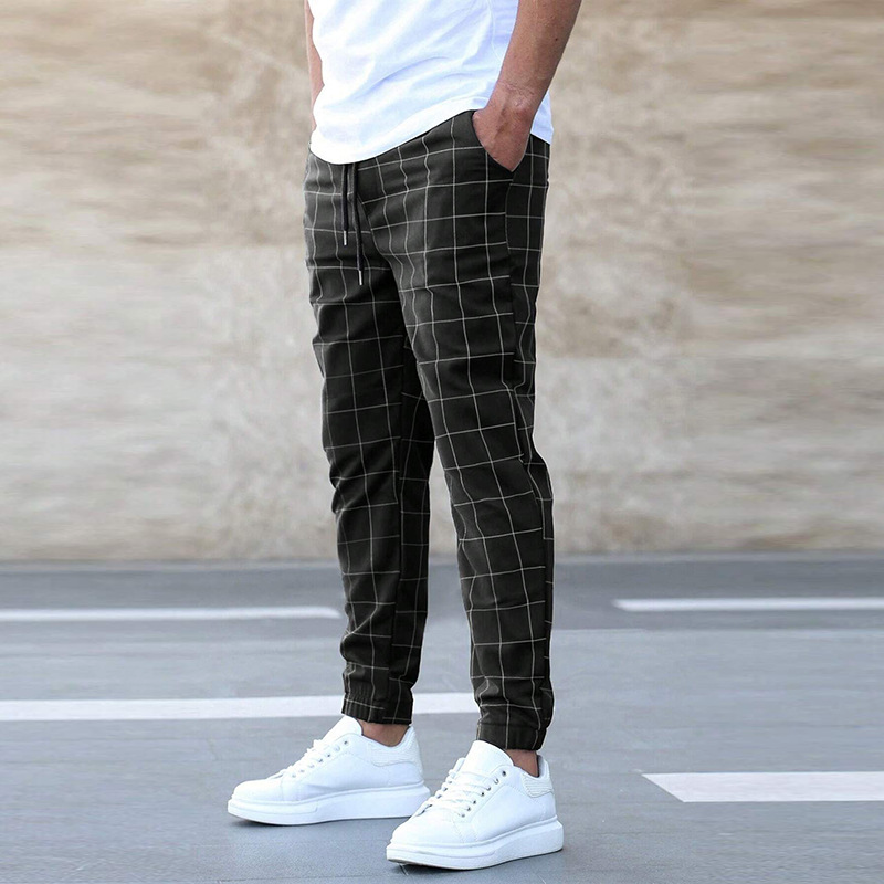 Comfortable Checked Jogger Pants - EasyApparels