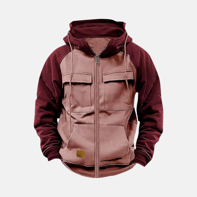 Casual Men's Hooded Sweatshirt Relaxed Fit