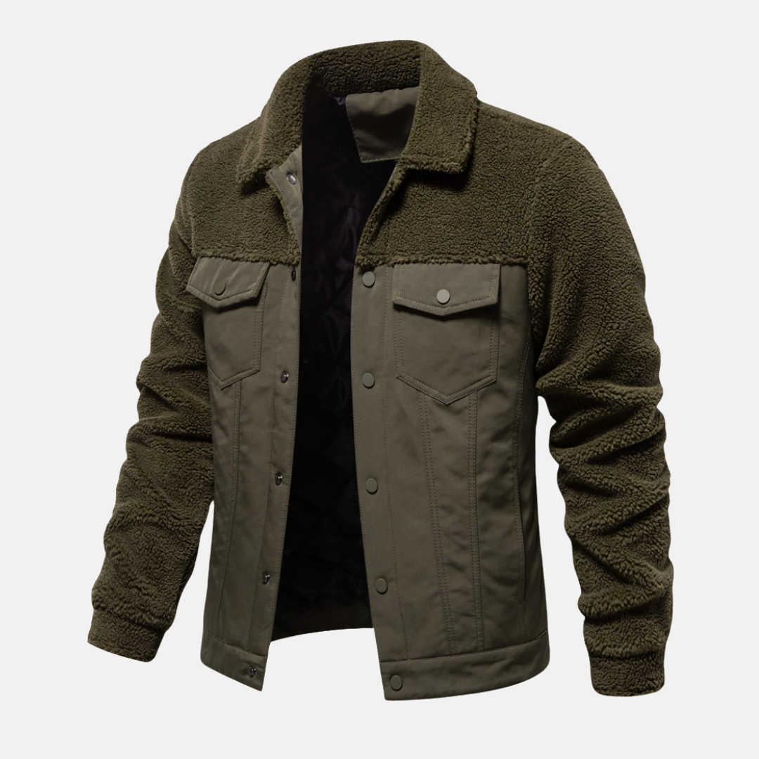 Casual Men's Snap Button Jacket