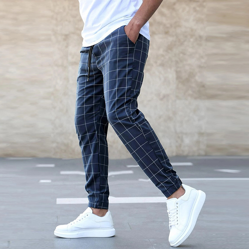 Comfortable Checkered Jogger Pants
