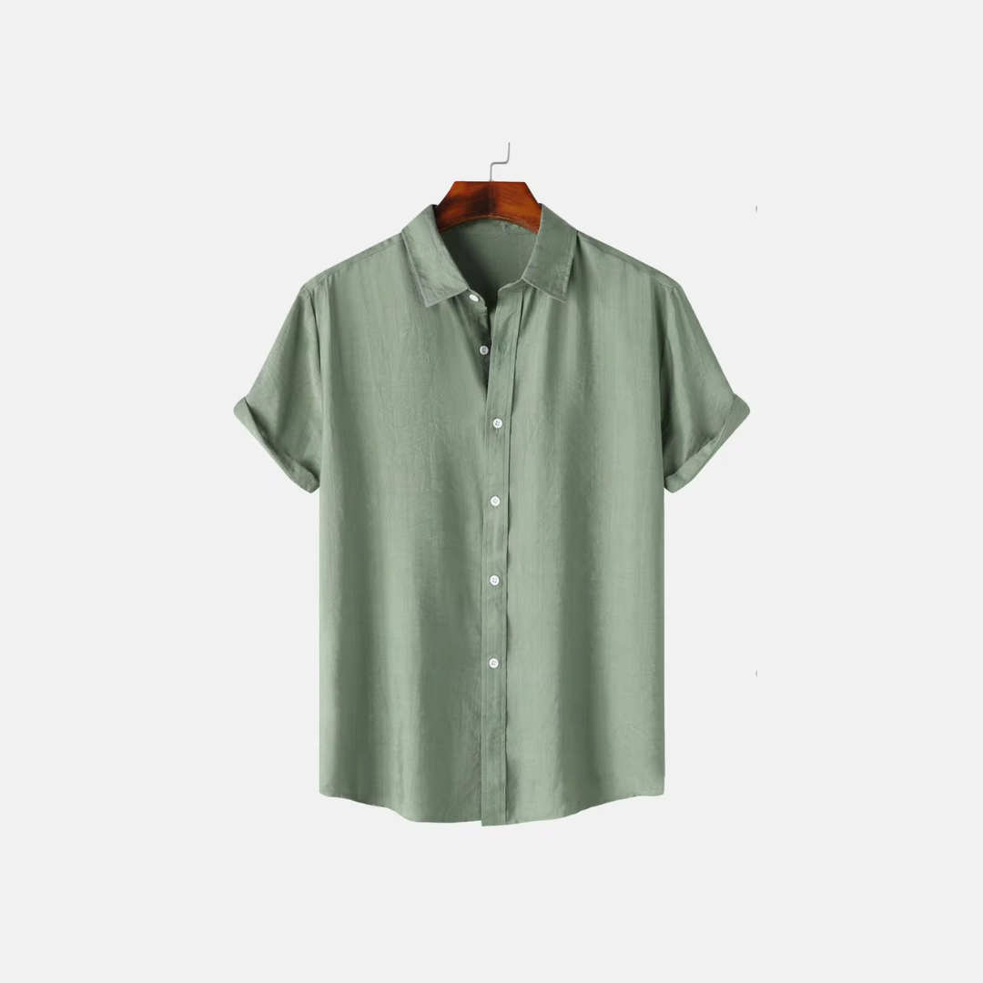 Classic Breathable Men's Linen Shirt