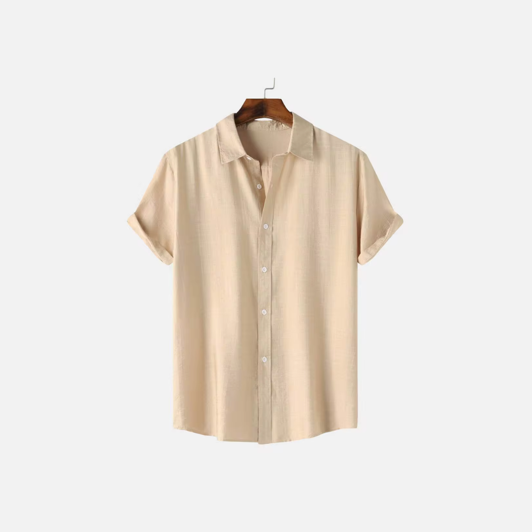 Classic Breathable Men's Linen Shirt