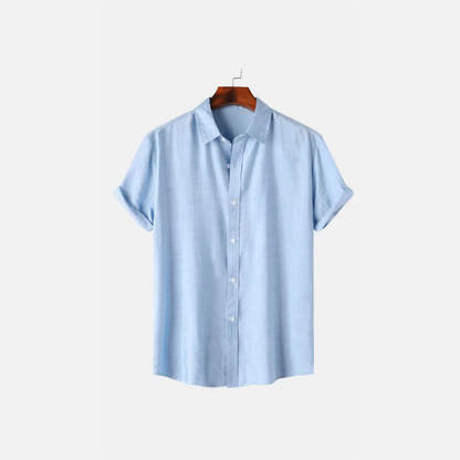 Classic Breathable Men's Linen Shirt