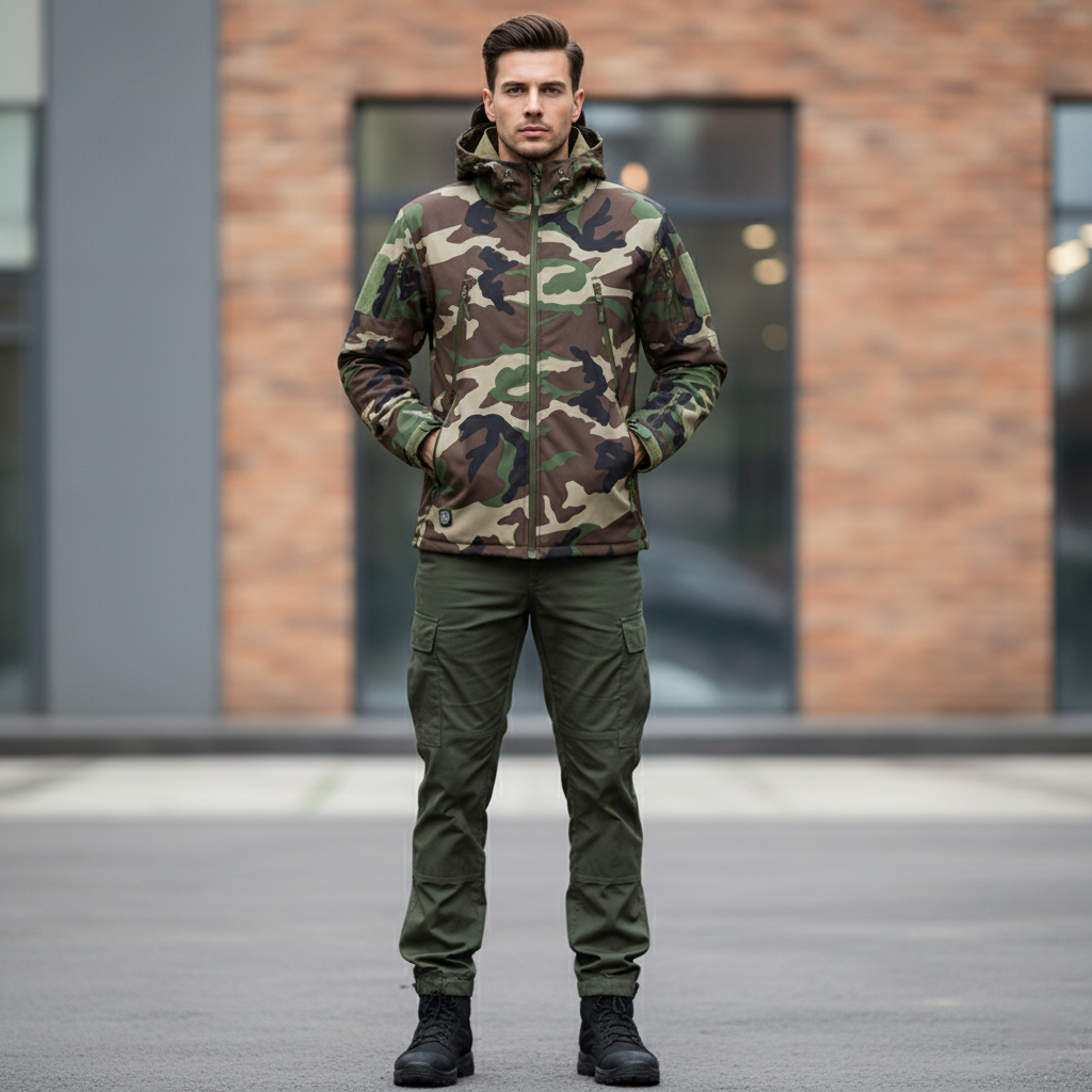 Waterproof Men's Full Zip Hooded Jacket - EasyApparels