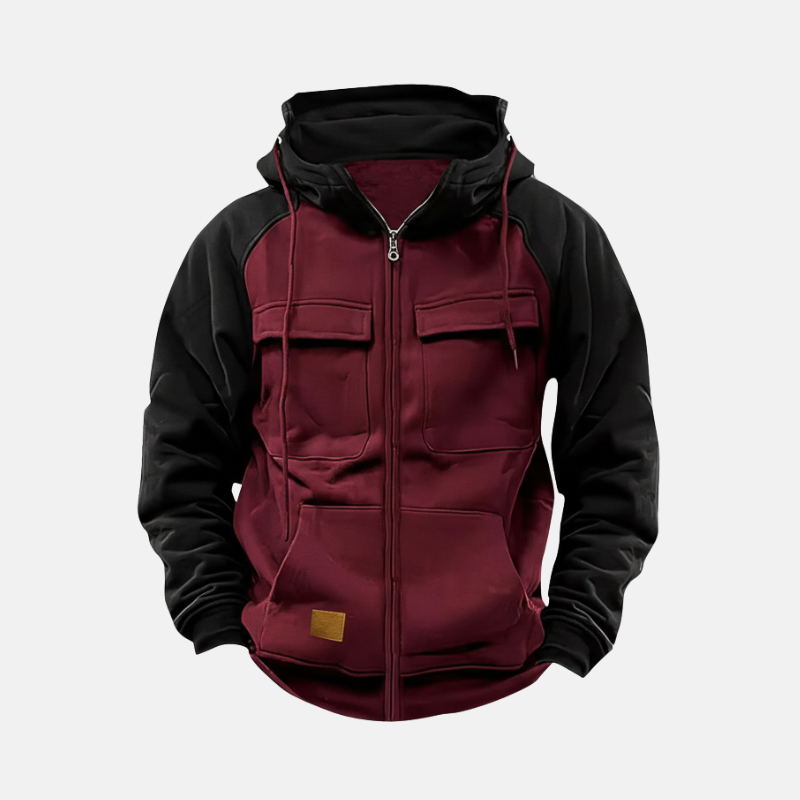 Casual Men's Hooded Sweatshirt Relaxed Fit