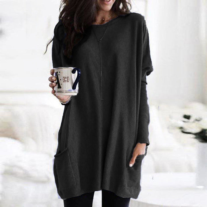 Relaxed Fit Soft Women Sweater - Long Sleeve Knit - Luxicro