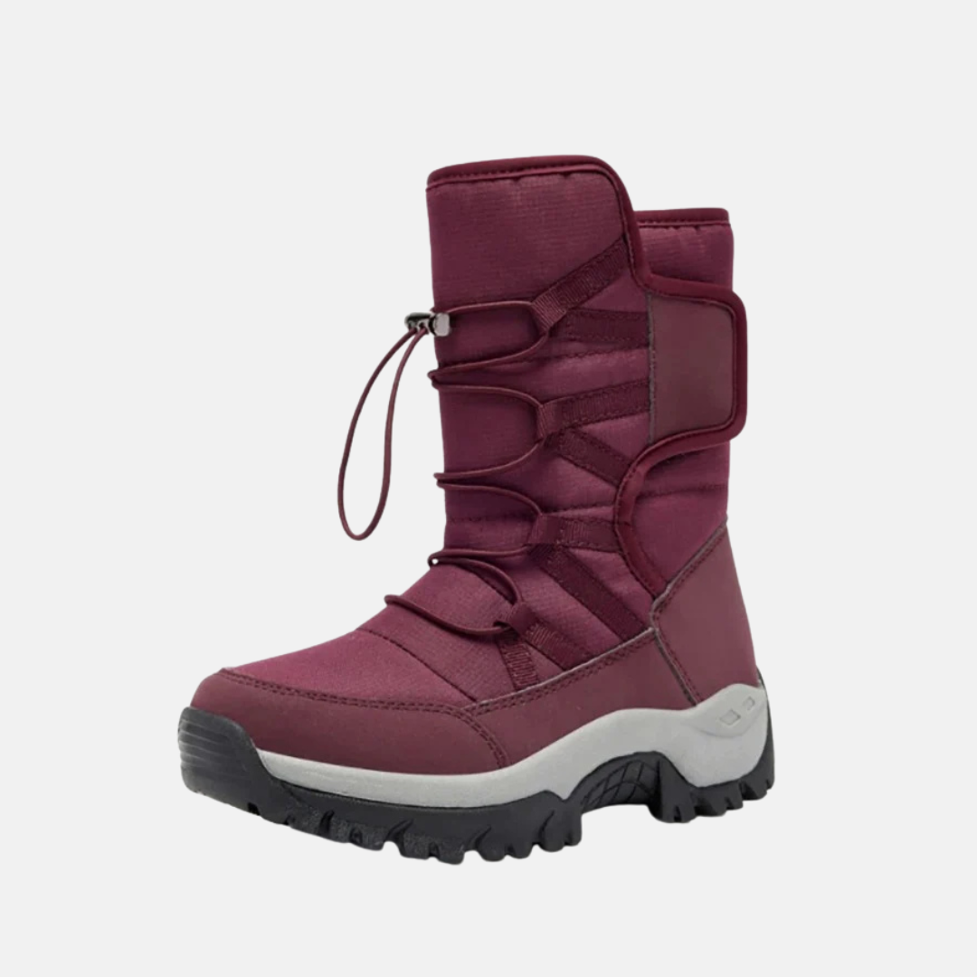 Trendy High Top Women's Boots with Warm Insulation - EasyApparels
