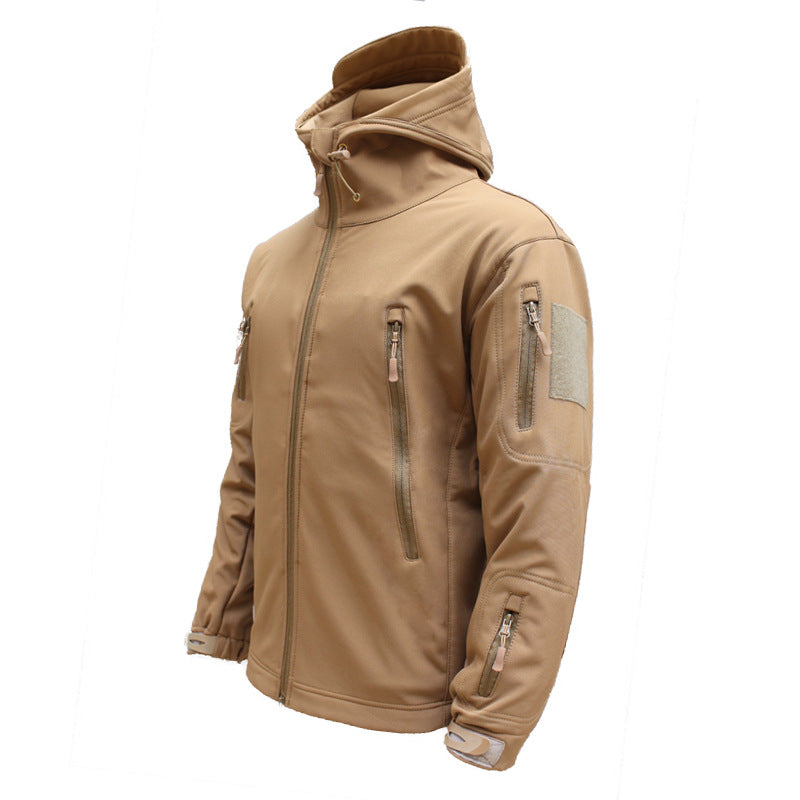 Waterproof Men's Full Zip Hooded Jacket