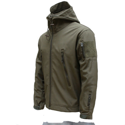 Waterproof Men's Full Zip Hooded Jacket