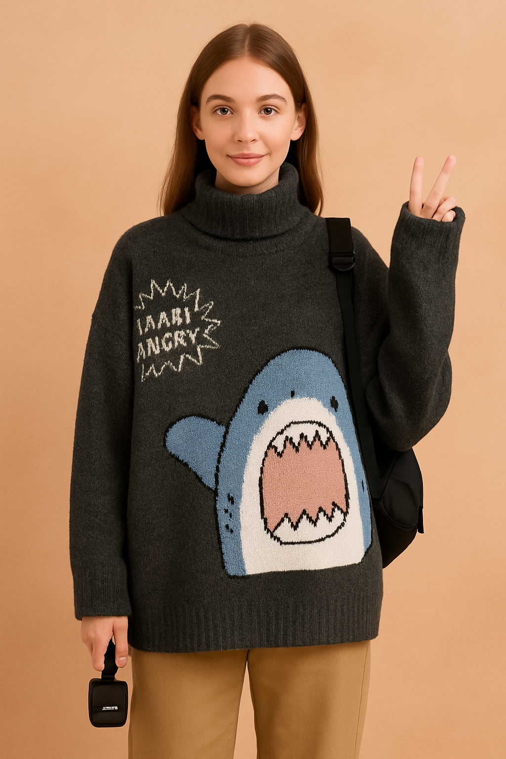 Cozy Women's Cold Weather Turtleneck Sweater - Luxicro