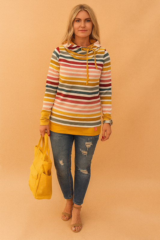 Comfy Women's Crew Neck Sweater - Luxicro