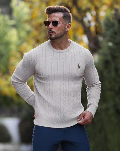 Classic Comfortable Men's Crew Neck Sweater