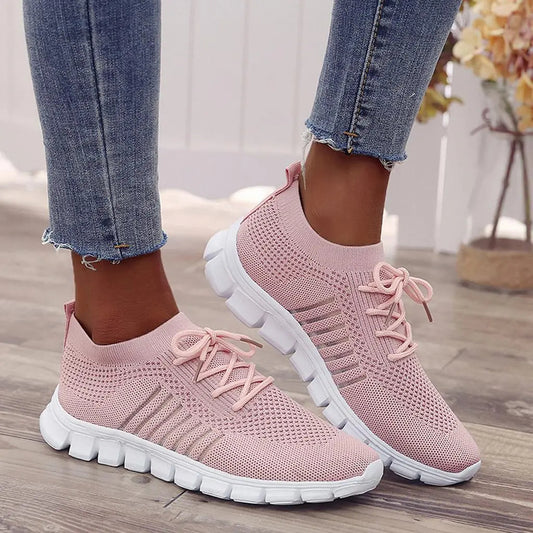 Airy Mesh Women's Sneakers - Ultra Comfortable Shoes - EasyApparels