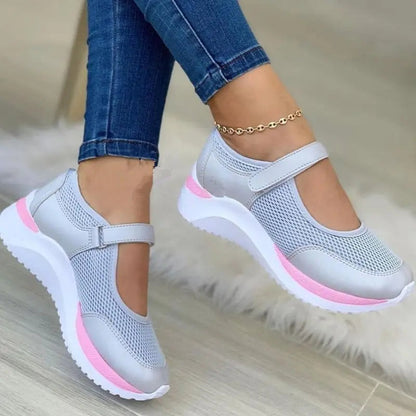 Airy Mary Jane Shoes for Women - Lightweight Casual Sneakers