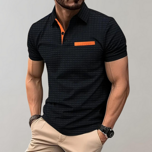 Casual Men's Cotton Polo Shirt - Luxicro