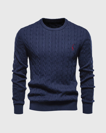 Classic Comfortable Men's Crew Neck Sweater