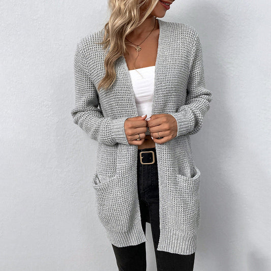 Soft Oversized Women's Cardigan - Relaxed Fit Long Knit - Luxicro