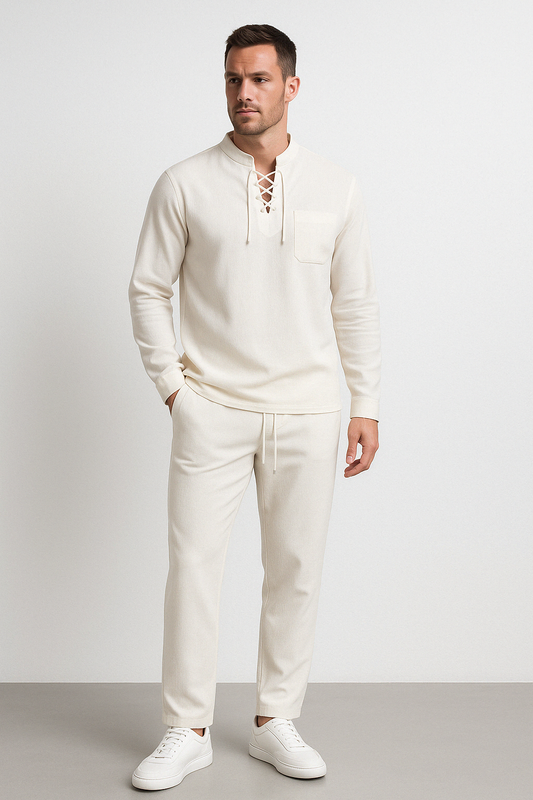 Casual Men's Linen Blend Shirt - EasyApparels